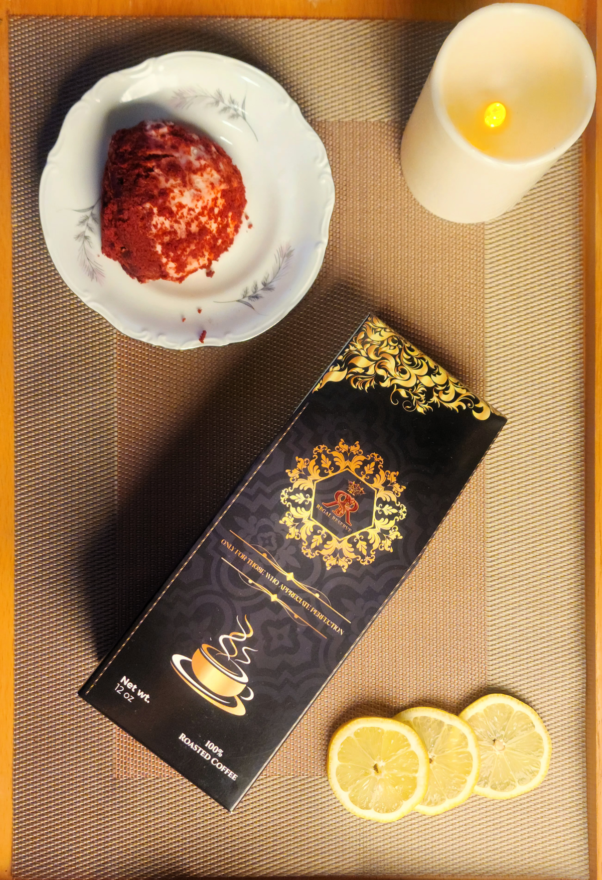 Regal Reserve – Velvet Citrus | Light Roast Coffee – Whole Bean & Ground – Citrus & Dried Fruit Notes (12 oz)